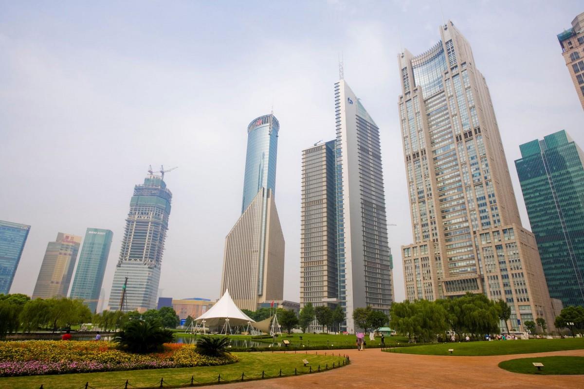 上海浦东高楼风景图片