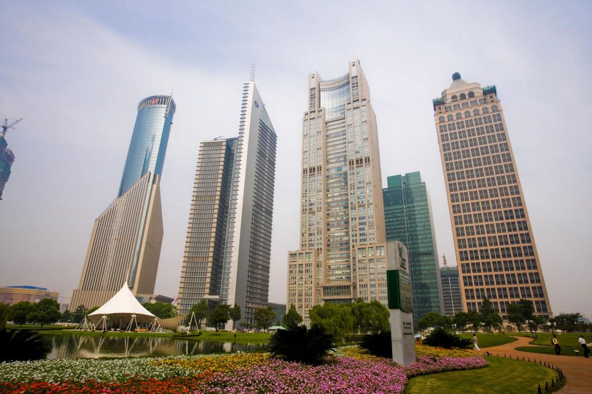 上海浦东高楼风景图片