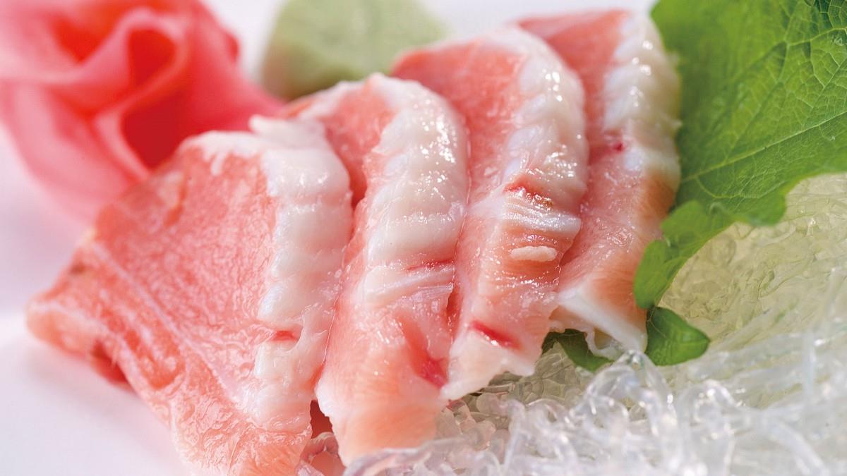 金枪鱼肉片图片