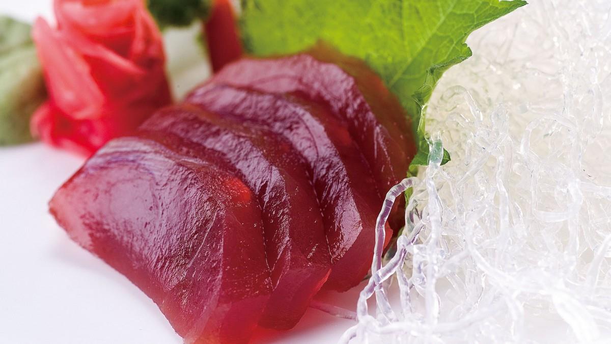 金枪鱼肉片图片