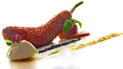 米其林餐厅美食图片