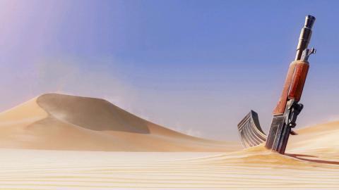 超高清沙漠戈壁风景图片