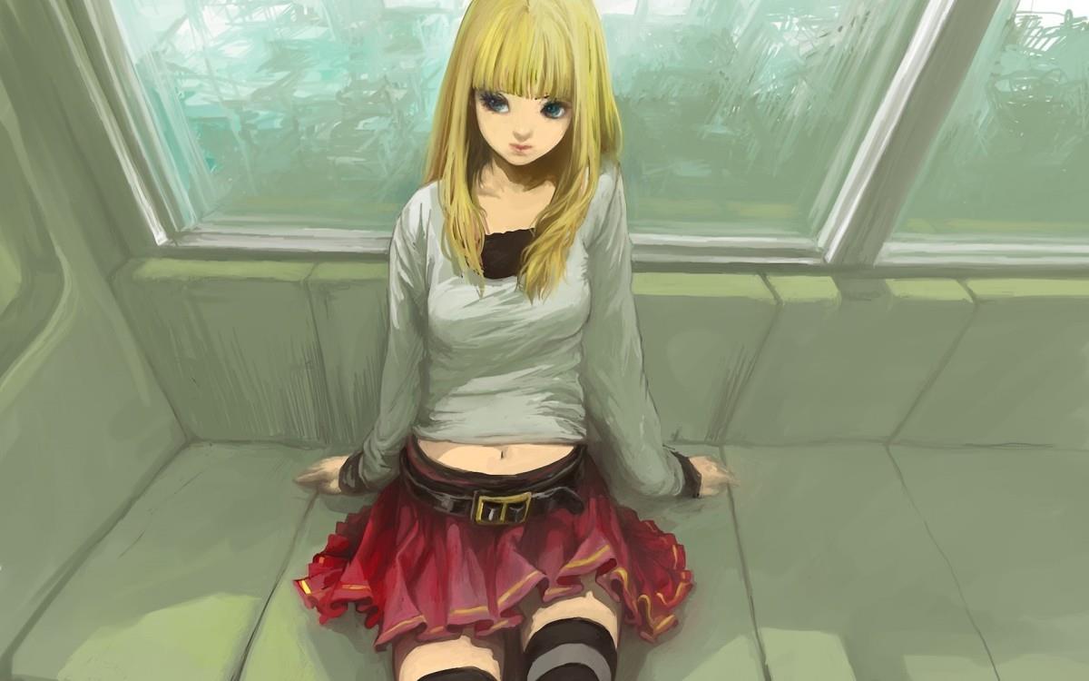 可爱动漫美女人物图片