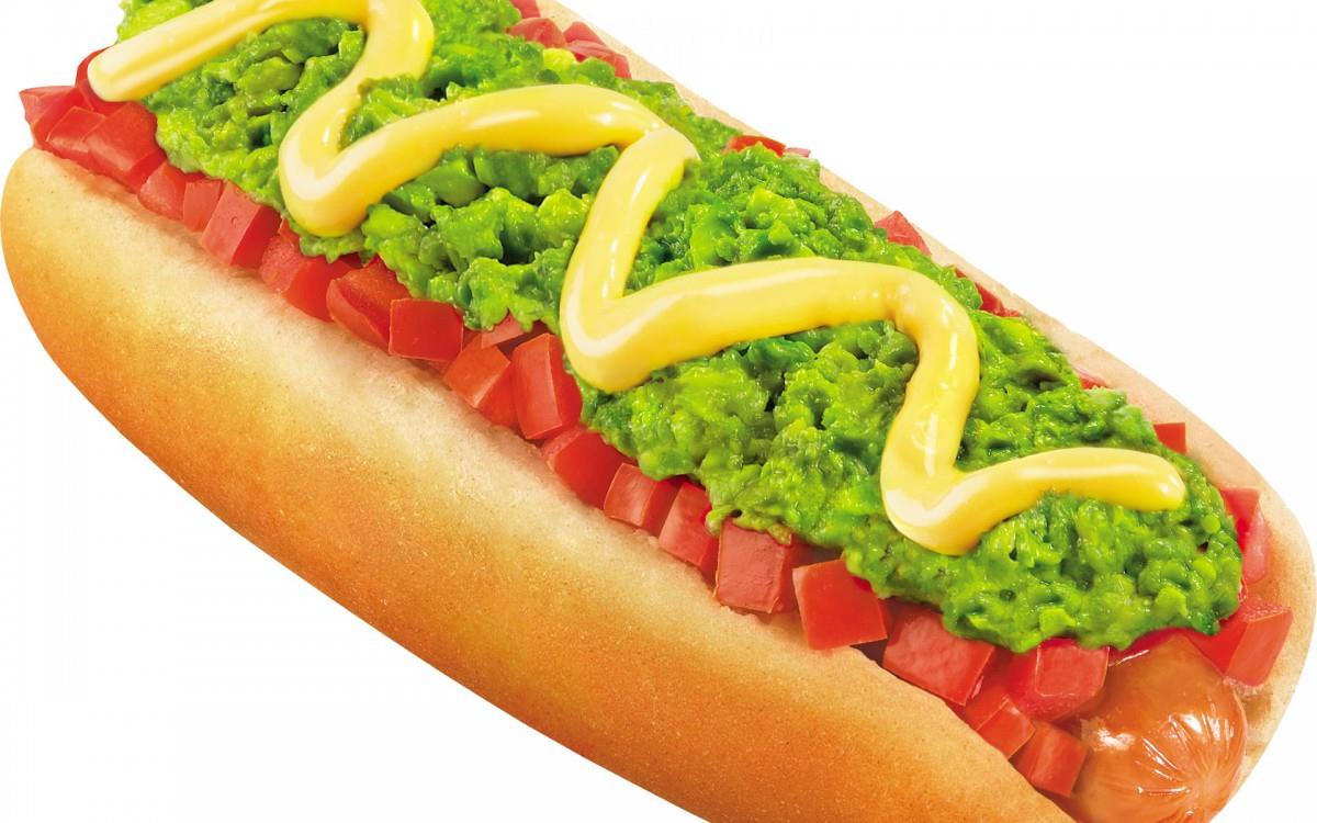 食物热狗面包图片