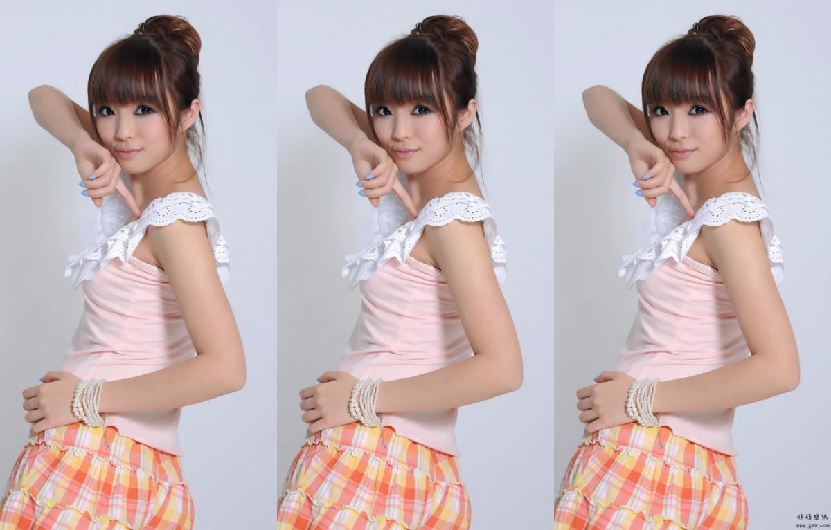 清纯美女黄诗思图片