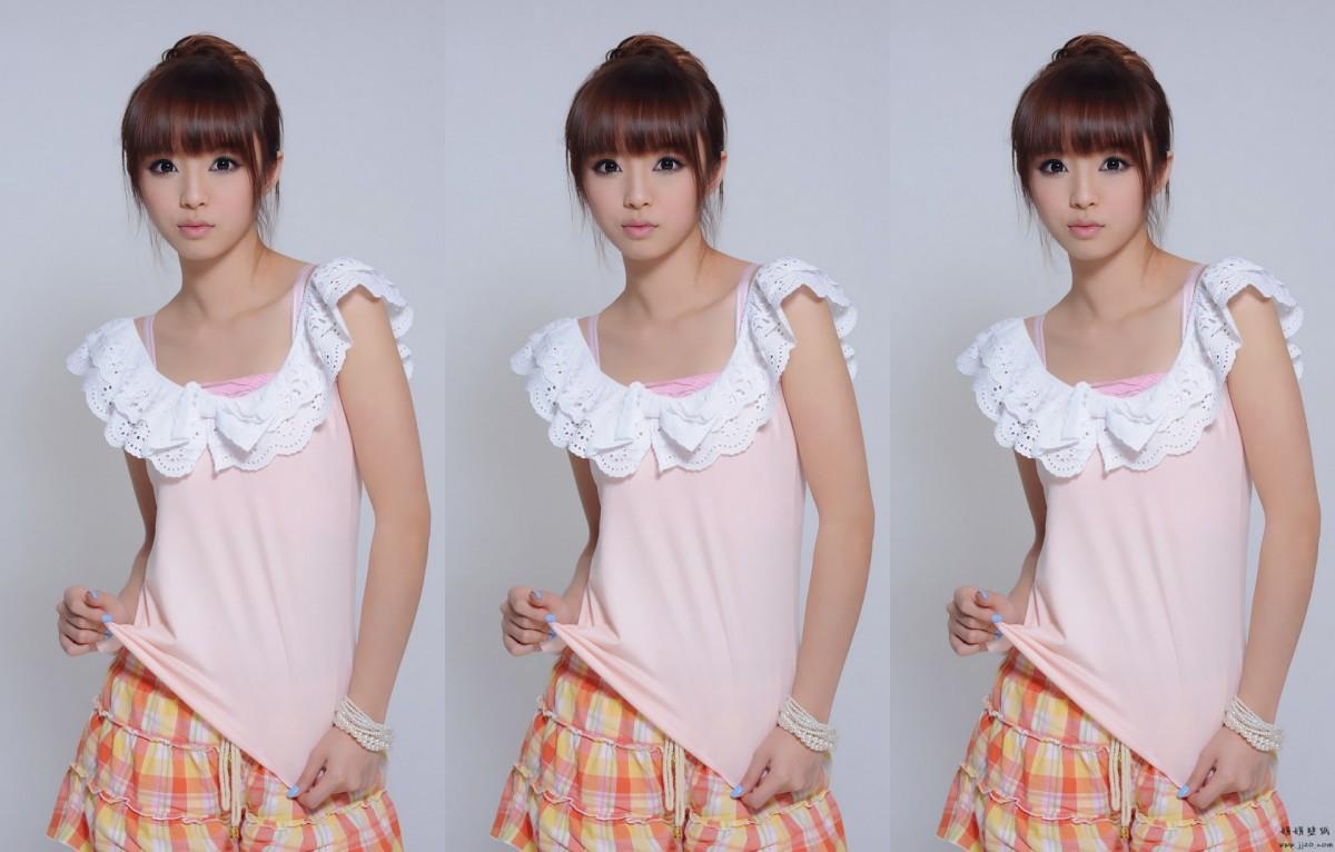 清纯美女黄诗思图片