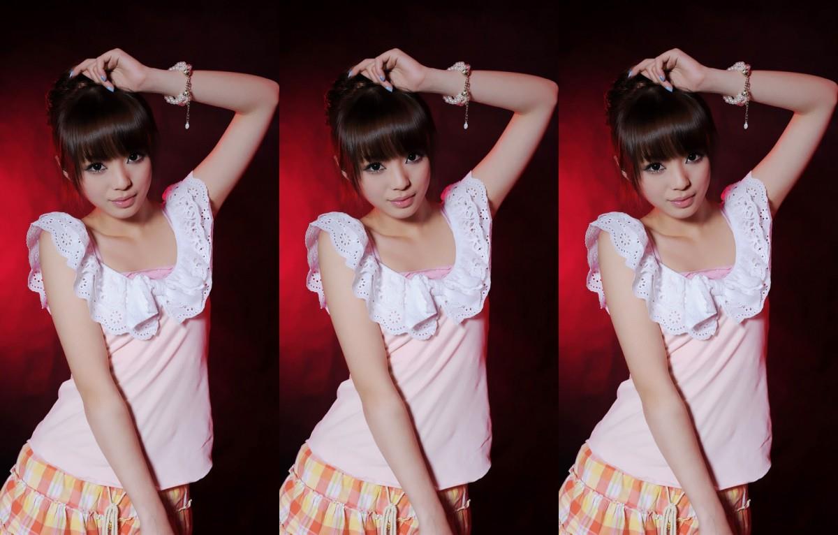 清纯美女黄诗思图片