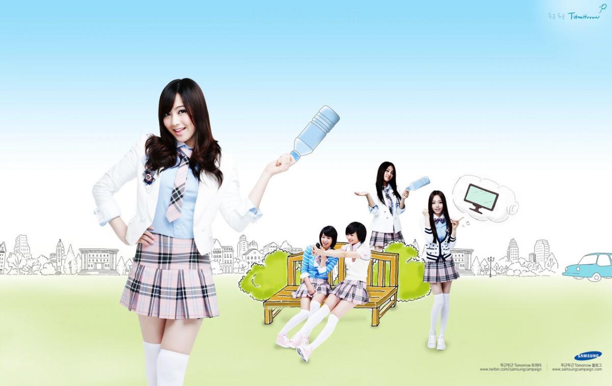 韩国美女kara组合图片