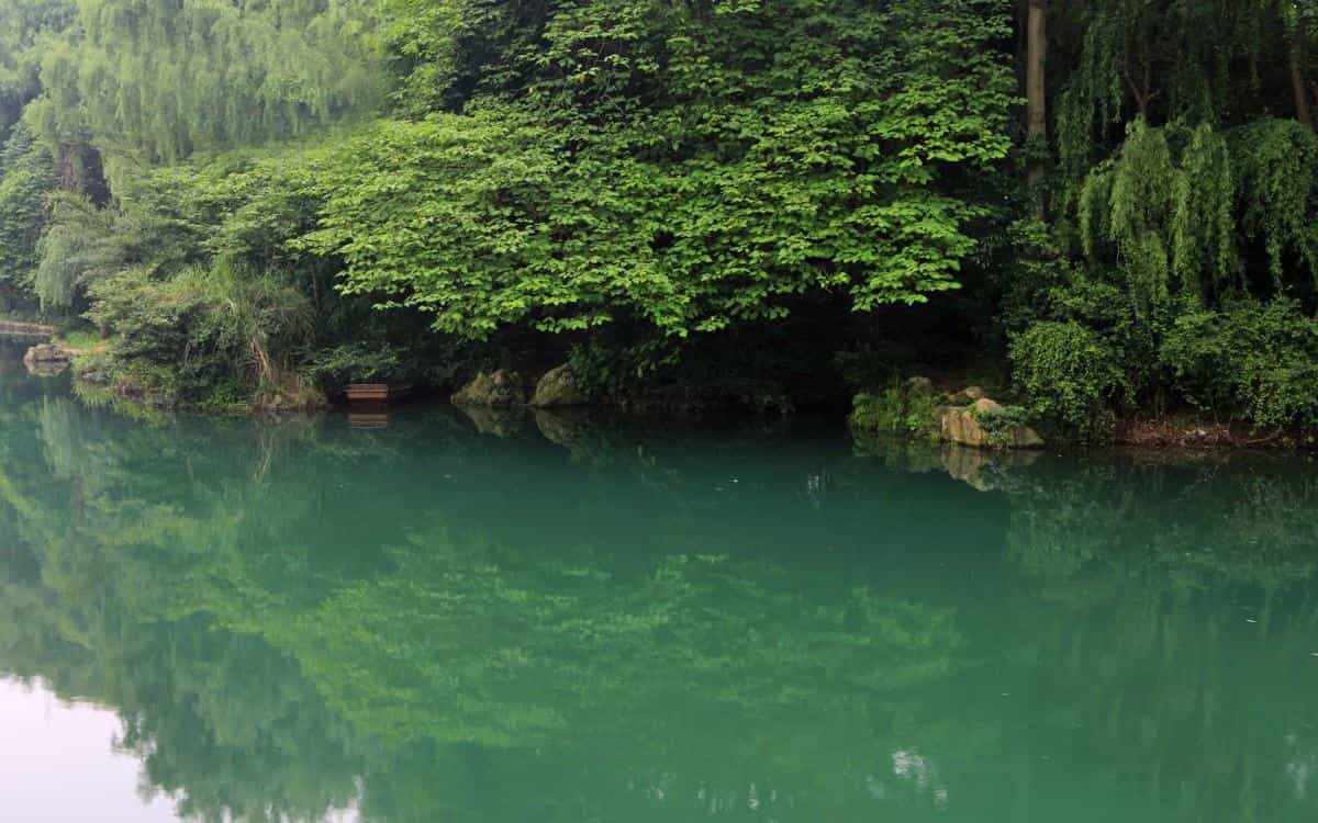 旅游渡假胜地花溪公园图片