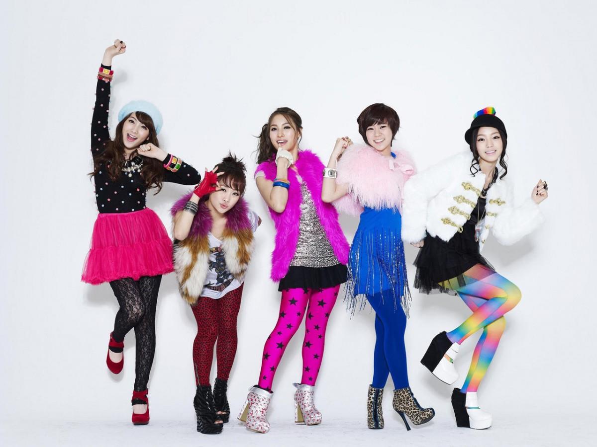 韩国美女kara组合图片