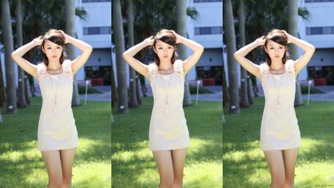 青春靓丽美女黄诗思图片