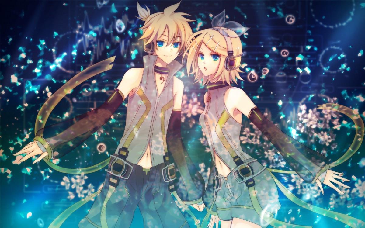 镜音双子动漫图片