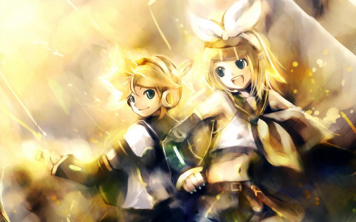 镜音双子动漫图片