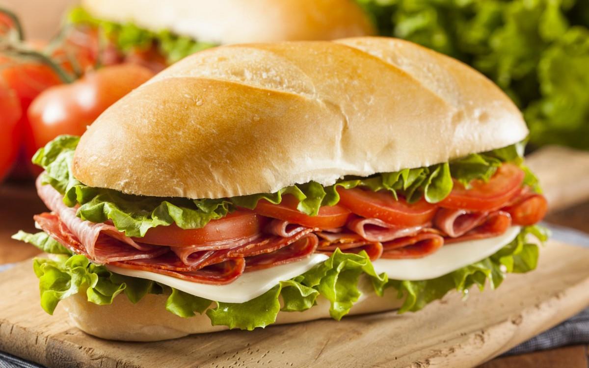 食物三明治图片