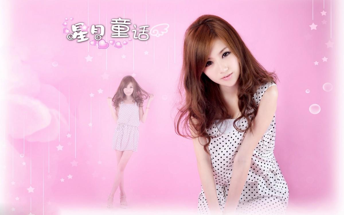 星月童话可爱甜美女孩图片