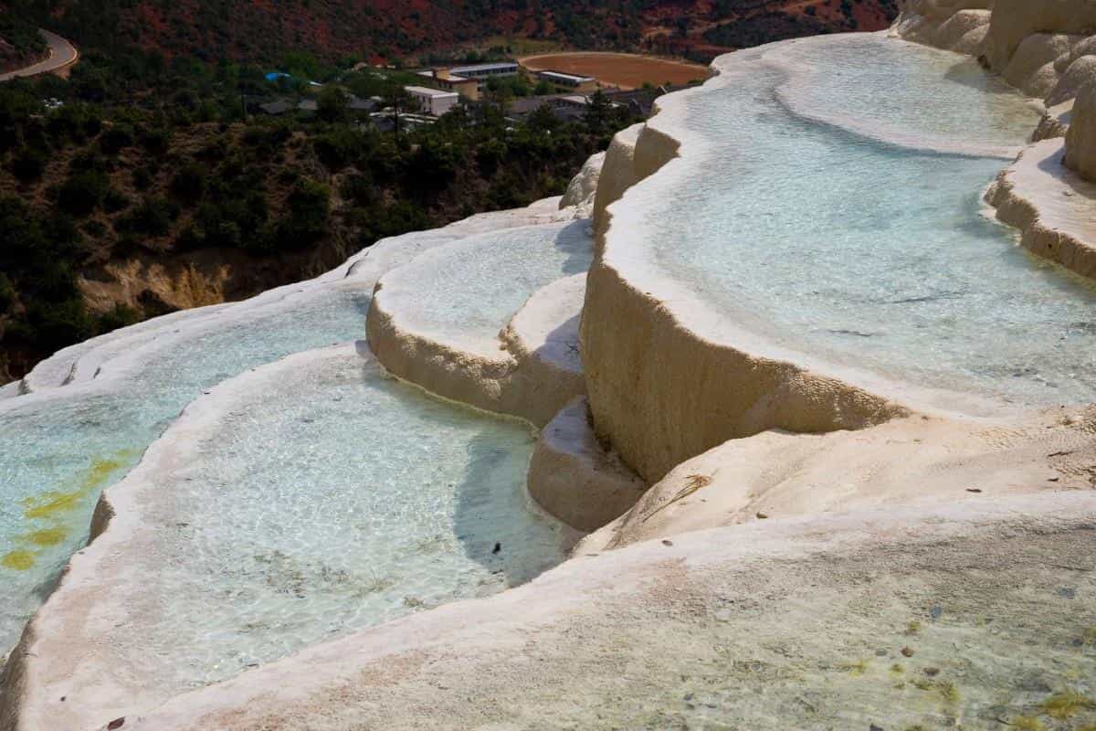 白水台天然美景图片