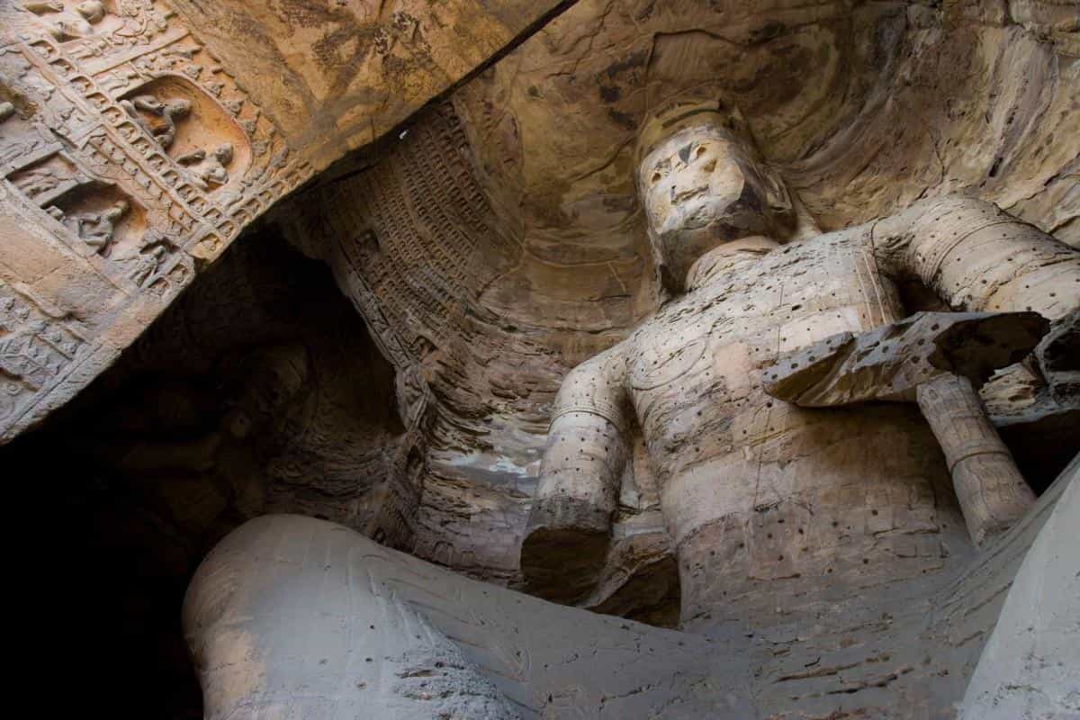 山西大同云冈石窟图片