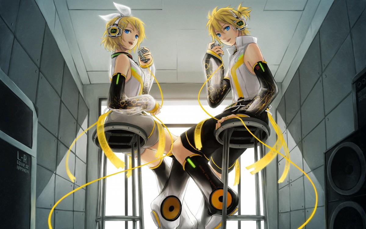 镜音双子动漫图片