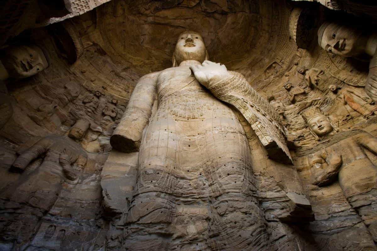 山西大同云冈石窟图片