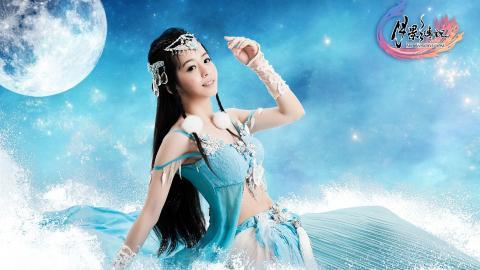 月影传说纳兰真cos图片