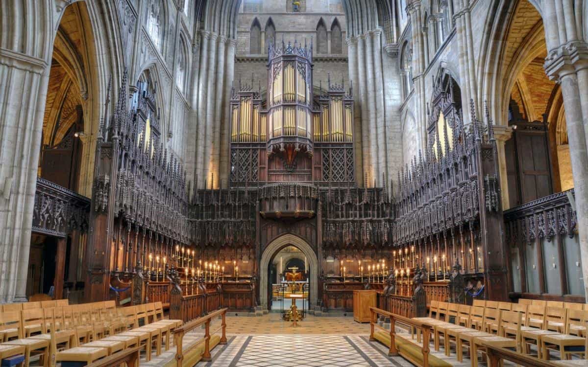 欧洲教堂室内建筑图片