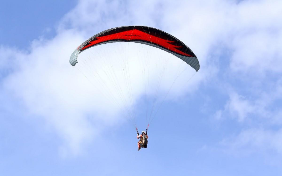 滑翔伞极限运动图片