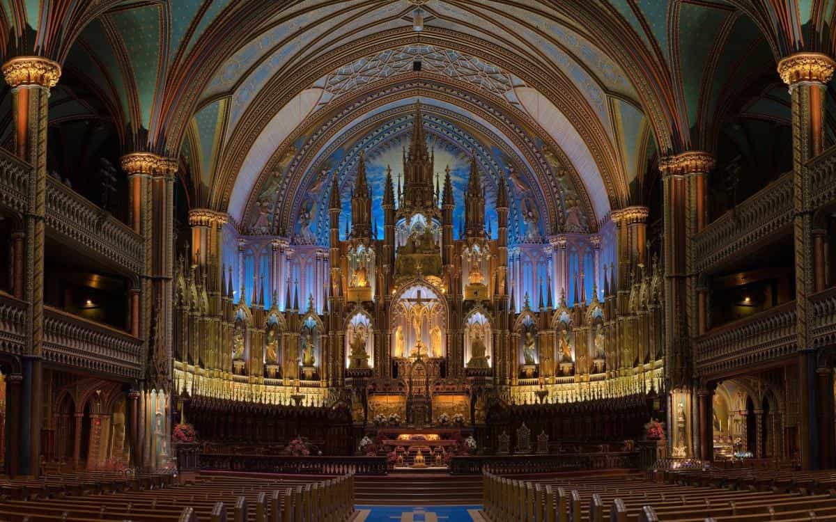 欧洲教堂室内建筑图片