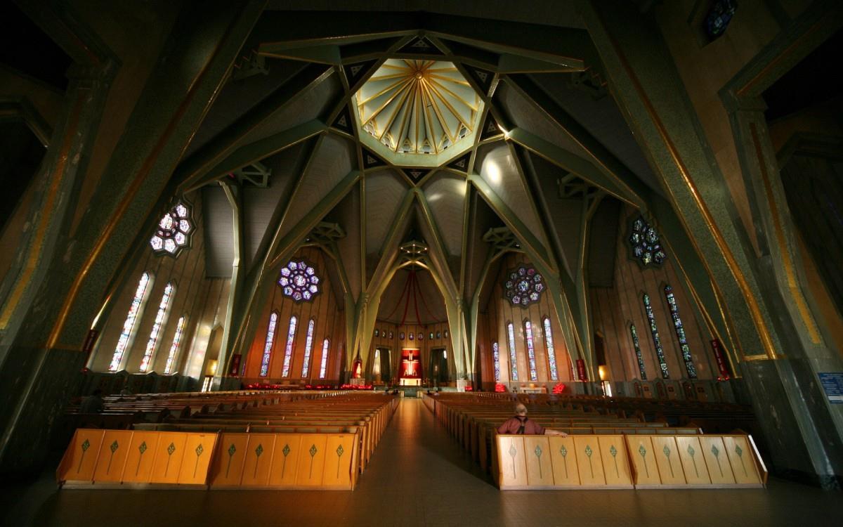 欧洲教堂室内建筑图片