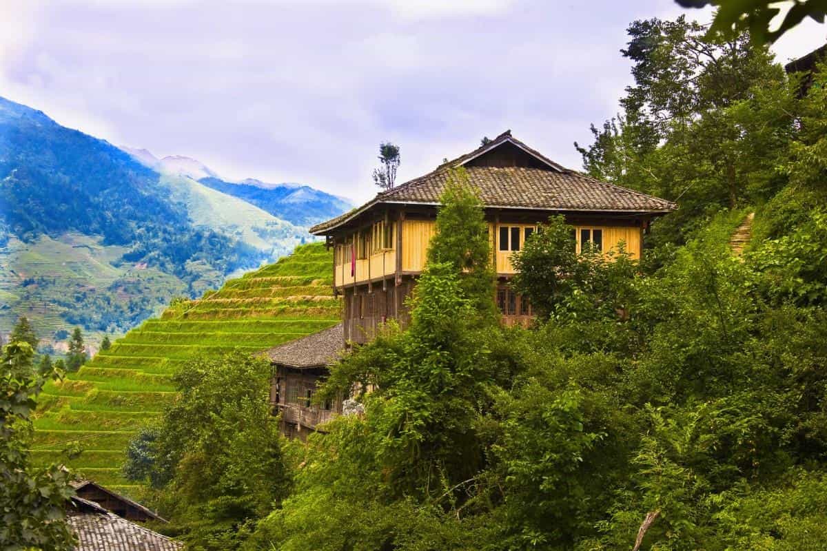 桂林龙胜龙脊梯田图片