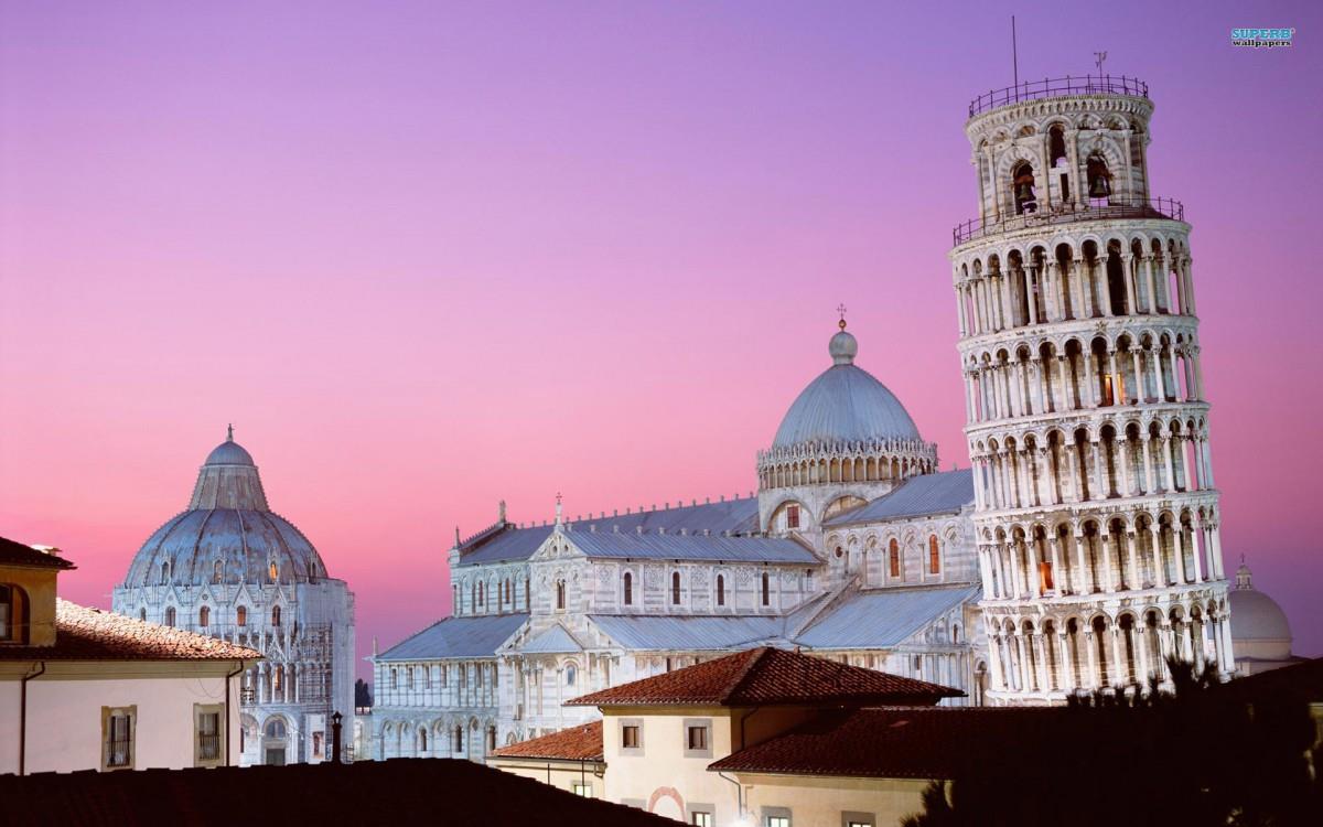 比萨斜塔图片(意大利)