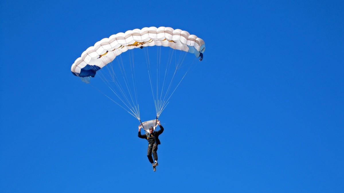极限高空跳伞图片