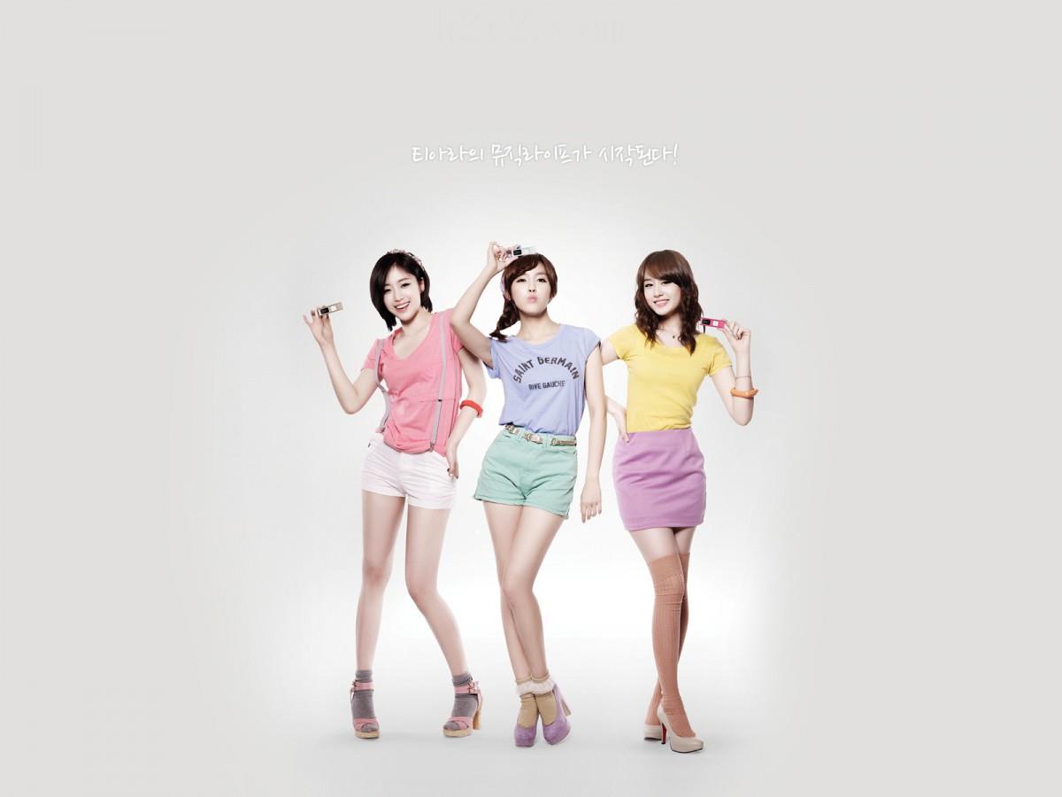 韩国美女T-ara组合图片