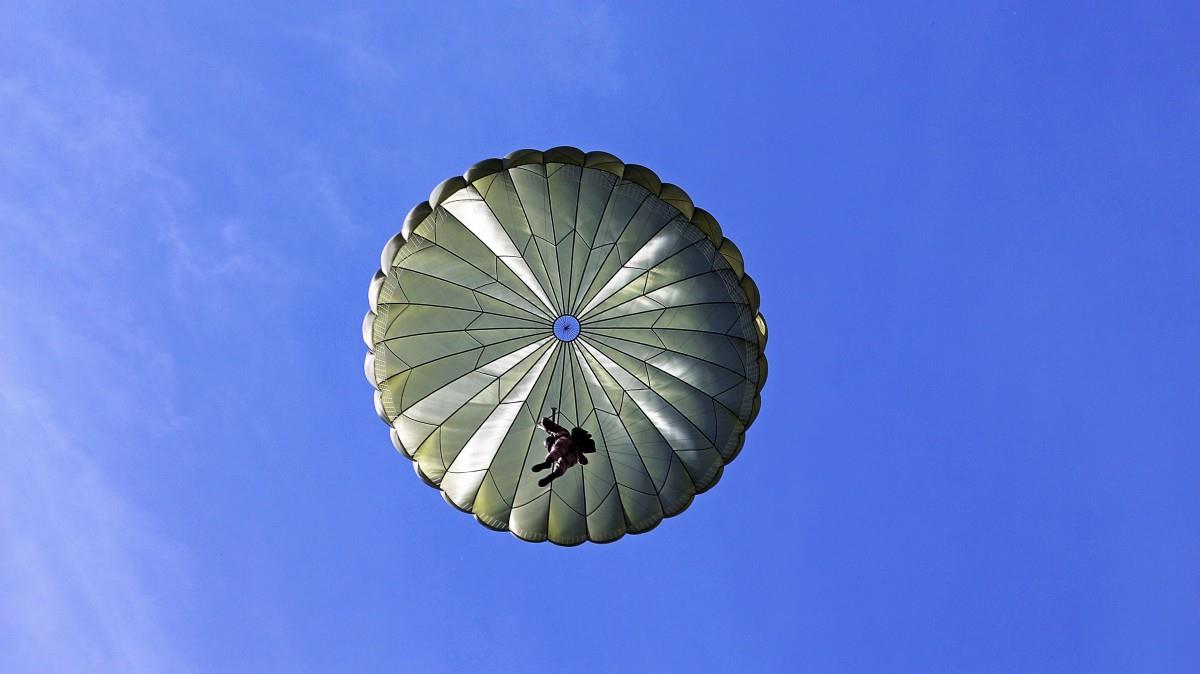 极限高空跳伞图片
