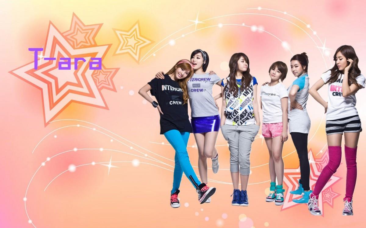 韩国美女T-ara组合图片