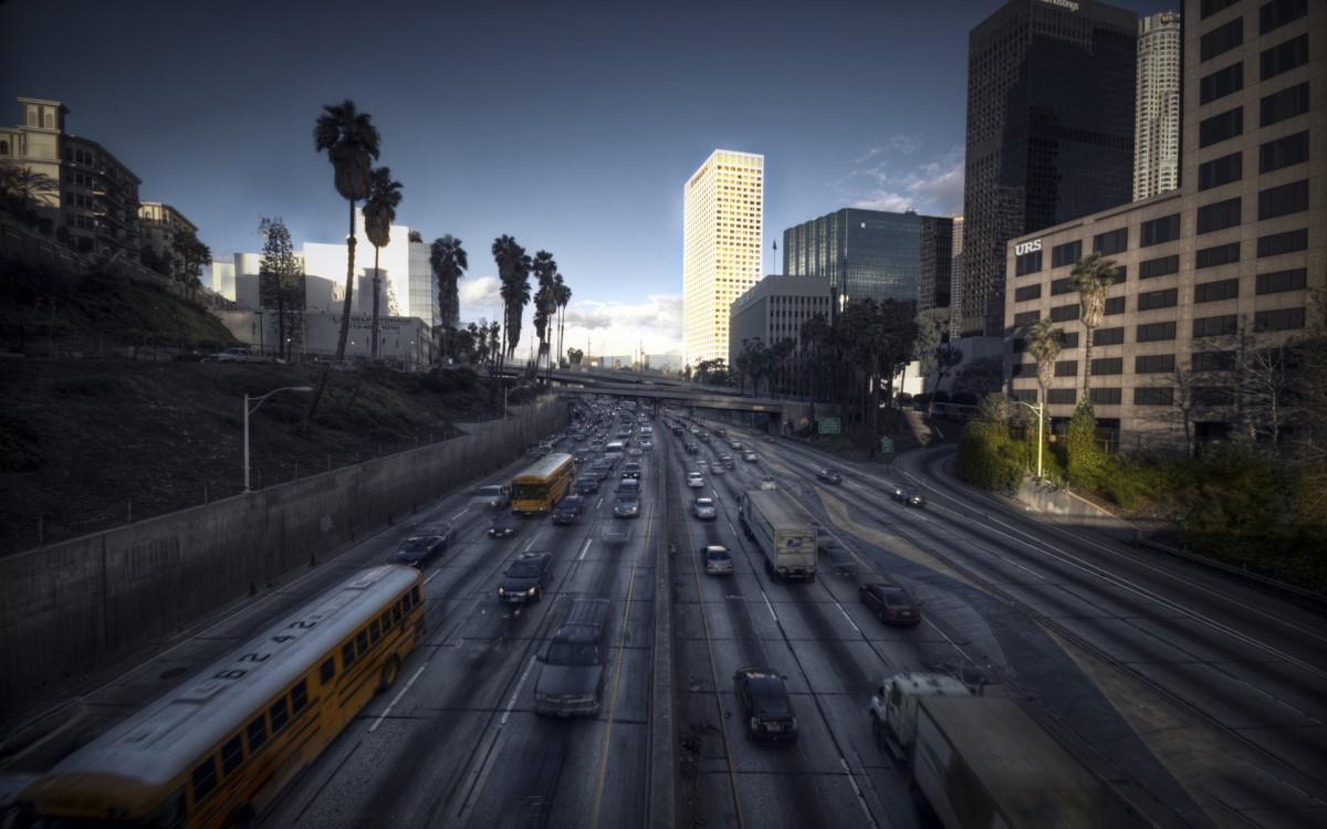 天使之城洛杉矶夜景图片