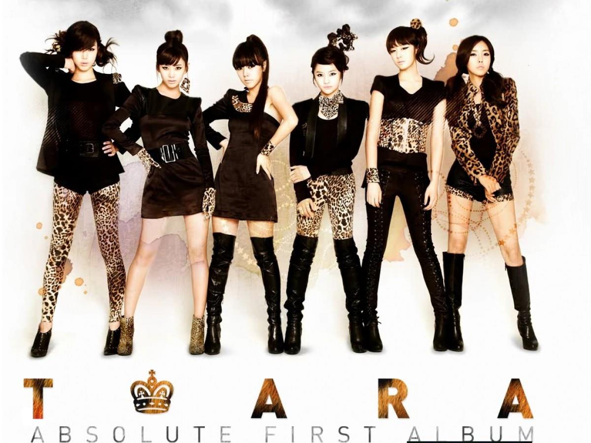 韩国美女T-ara组合图片