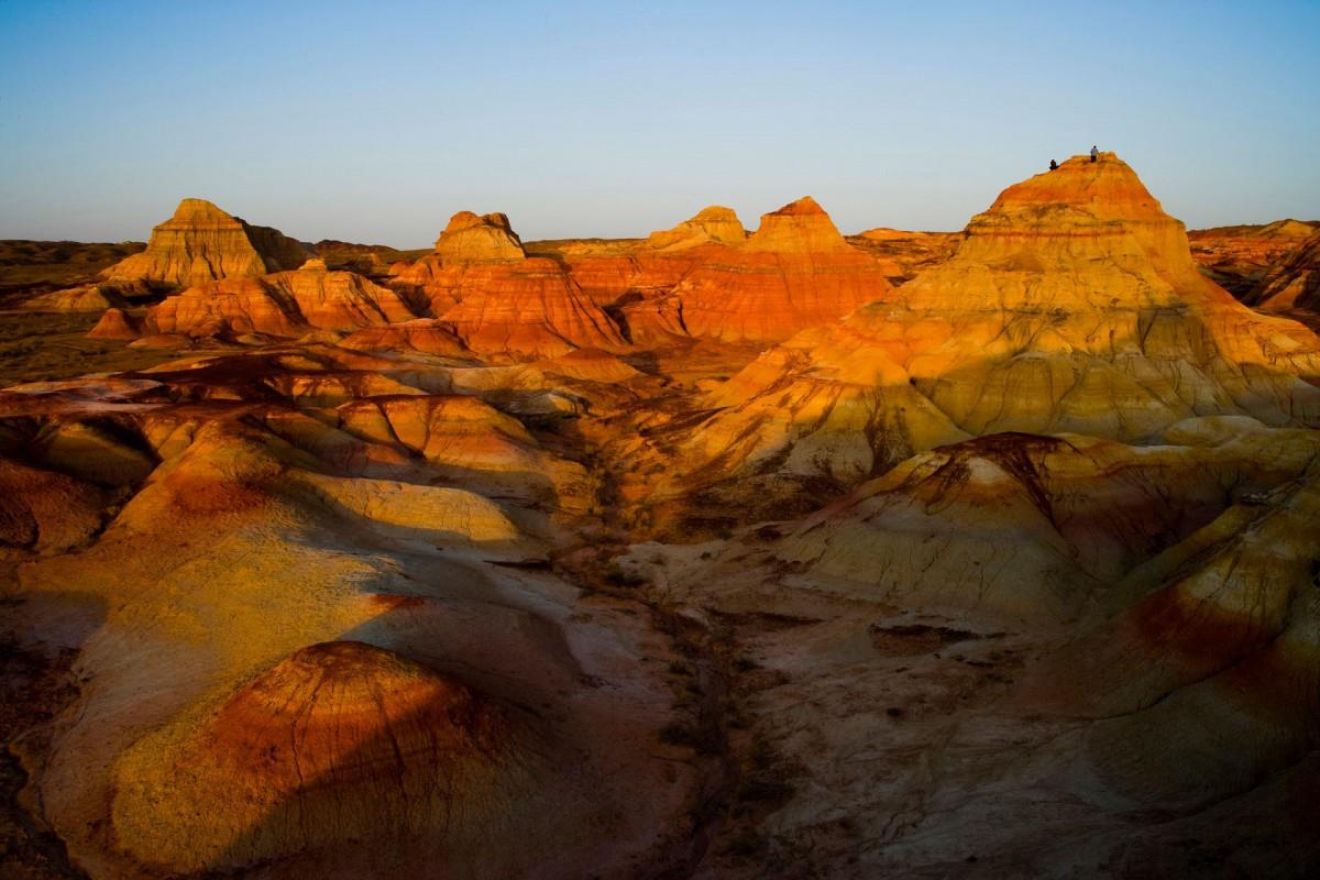 千彩古堡五彩湾图片