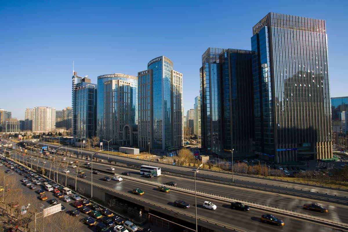 北京东三环街景图片