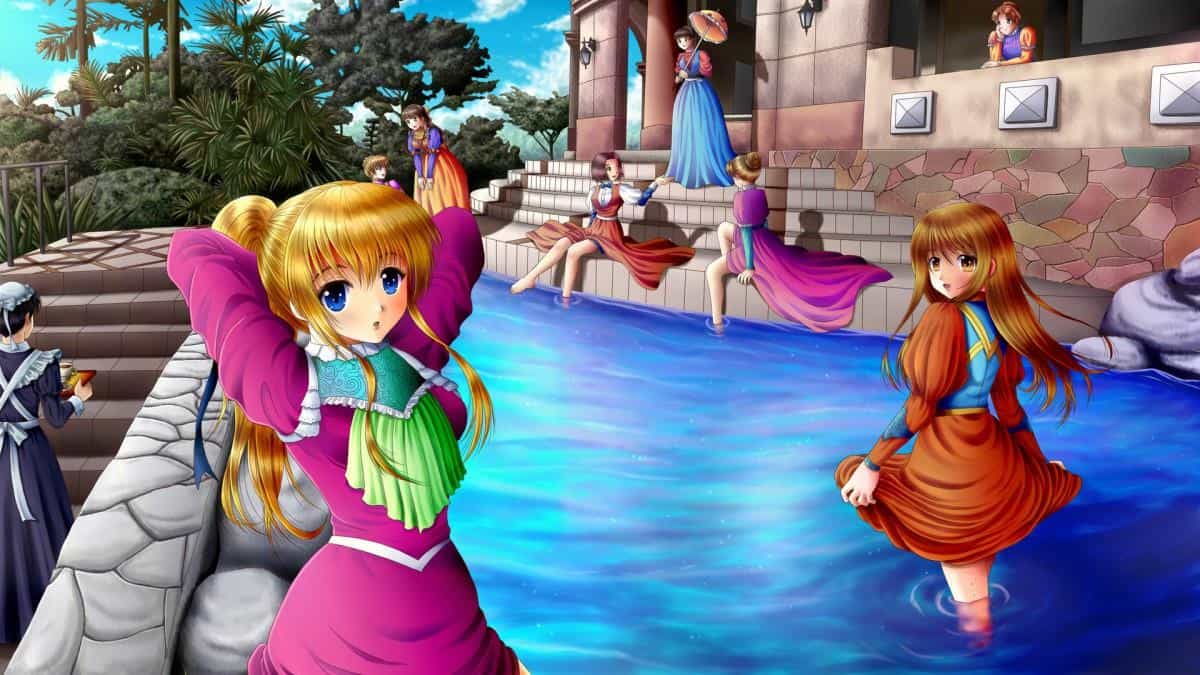 色彩浓郁的动漫美少女图片