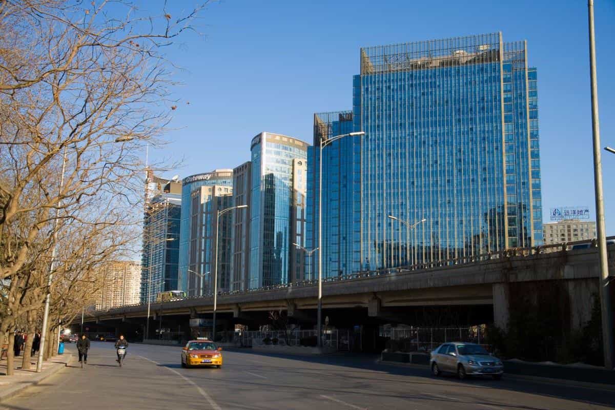 北京东三环街景图片