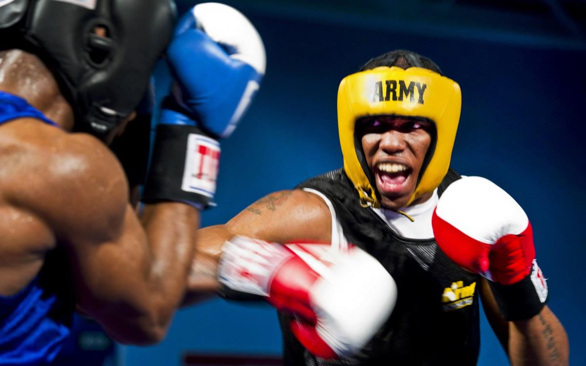 拳击比赛格斗图片