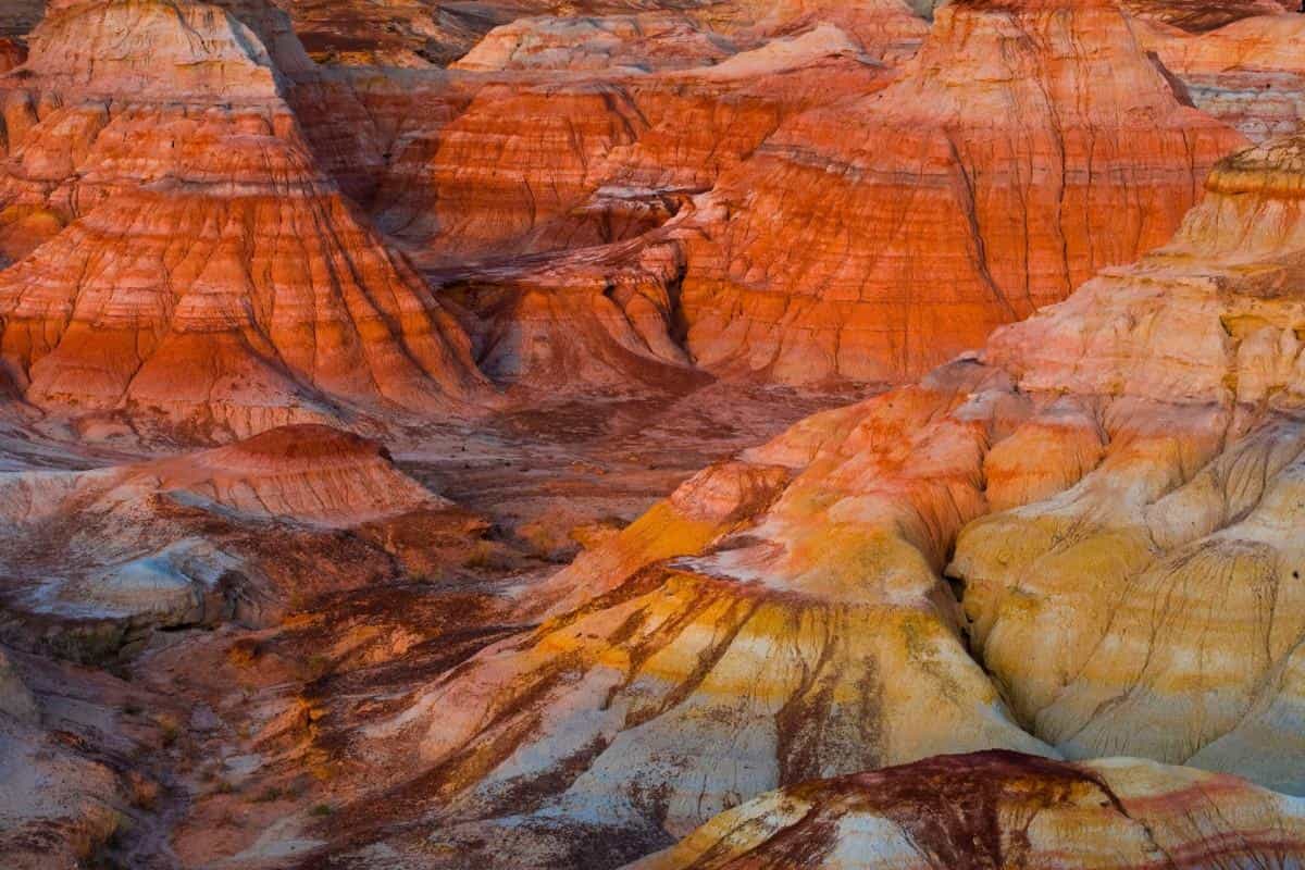 千彩古堡五彩湾图片