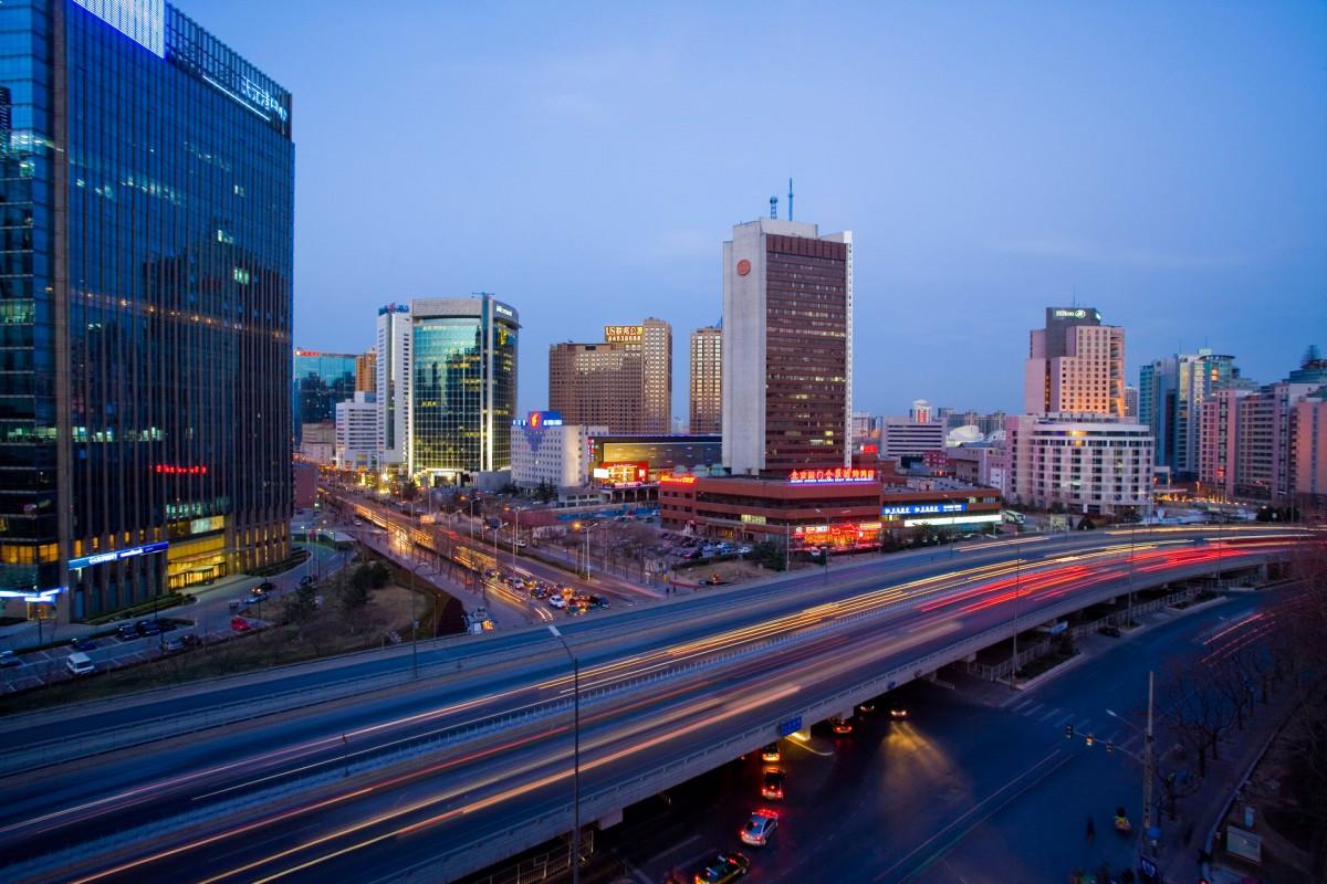 北京东三环街景图片