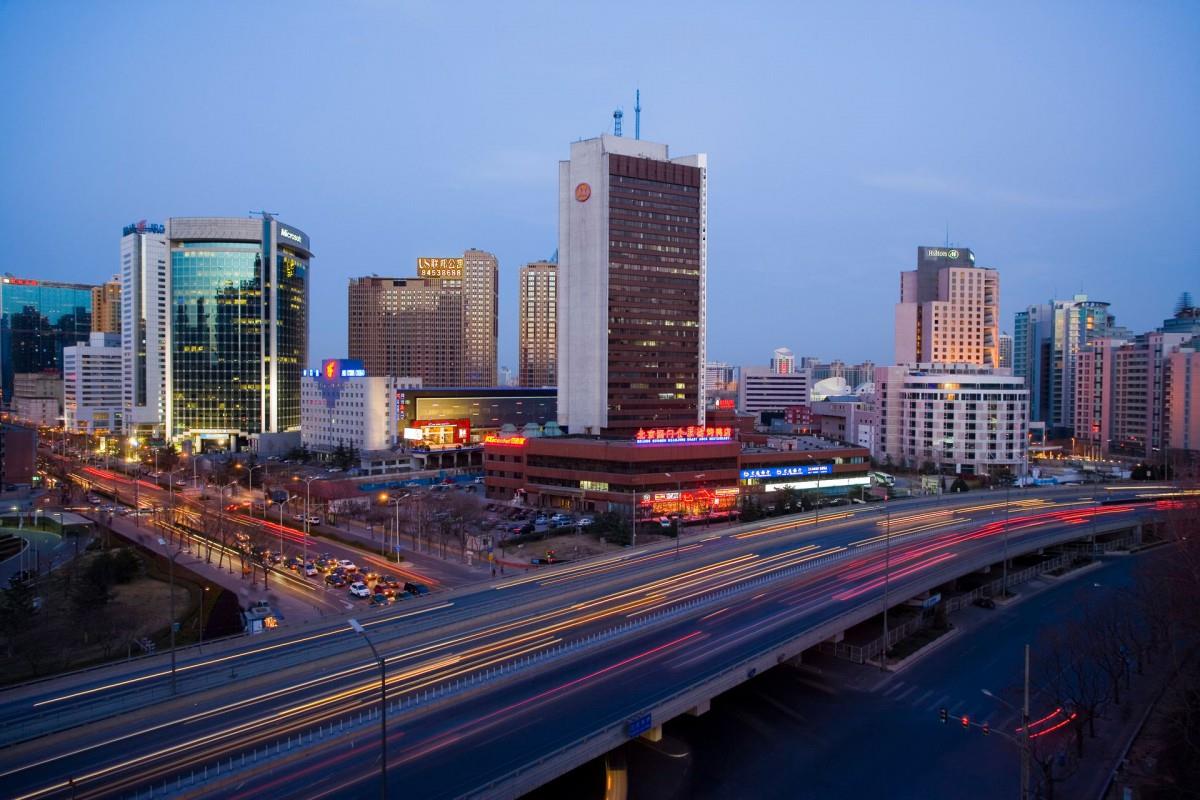 北京东三环街景图片