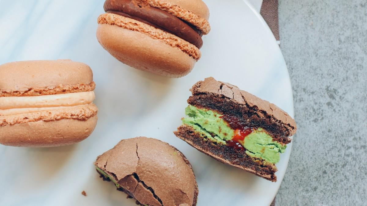 马卡龙法式甜点图片