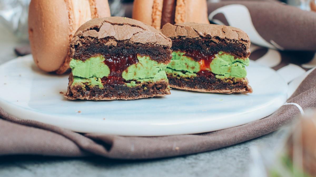 马卡龙法式甜点图片