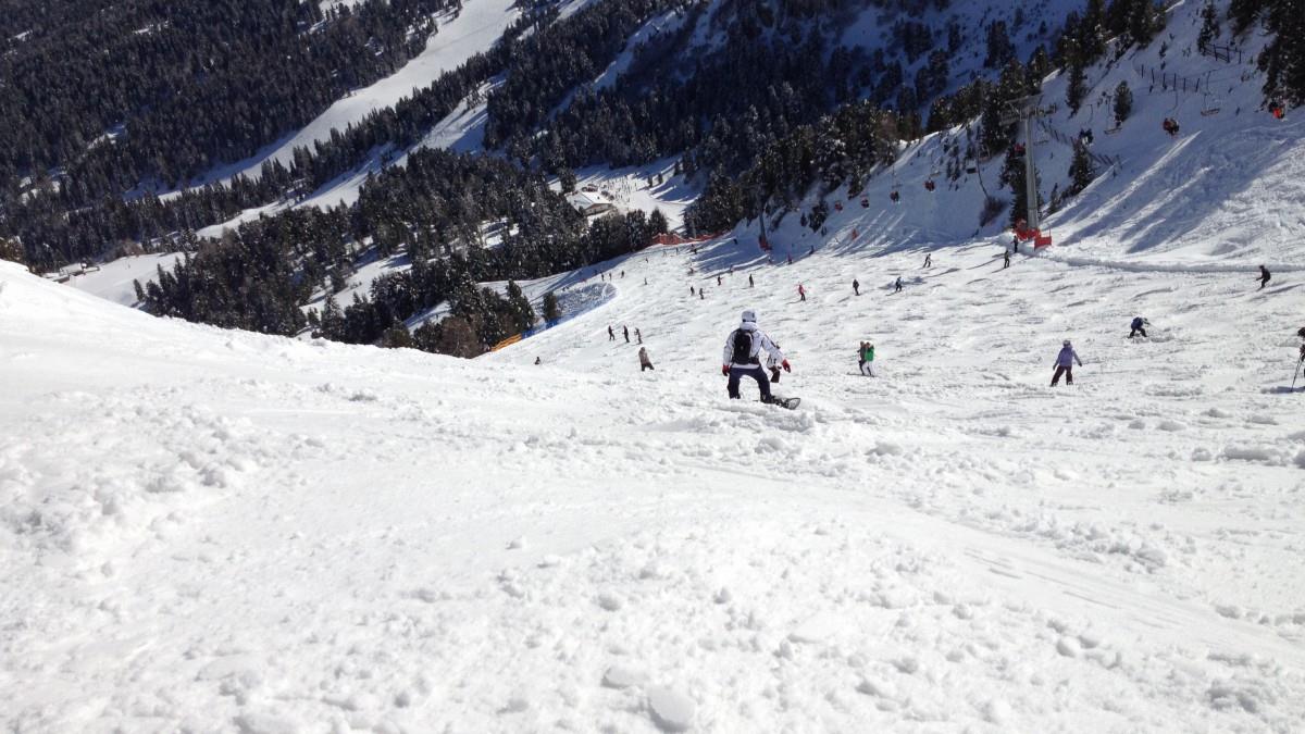 刺激的滑雪运动图片