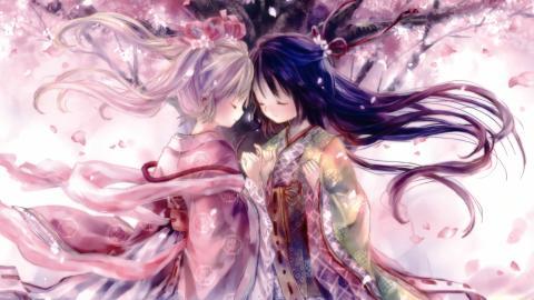 高清晰的动漫女孩图片