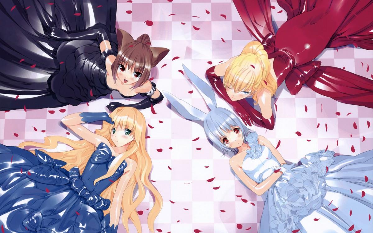 高清晰的动漫女孩图片