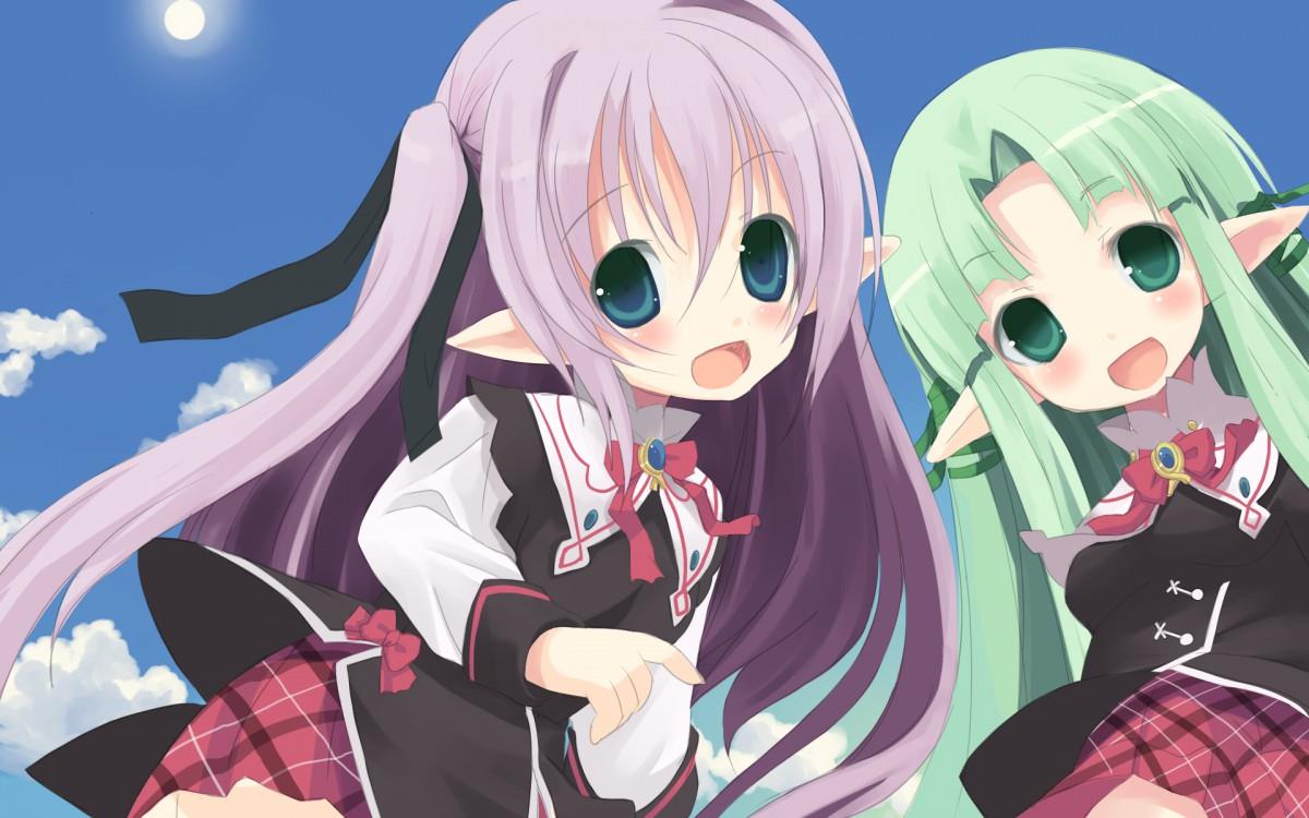 高清晰的动漫女孩图片